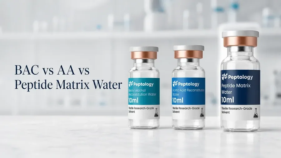 Eau bactériostatique, acide acétique ou Matrix Water : quel milieu de reconstitution ?