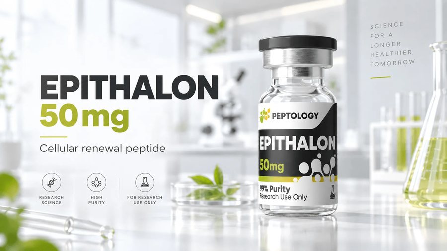 Epithalon 50 mg – Renouvellement cellulaire et activation de la télomérase