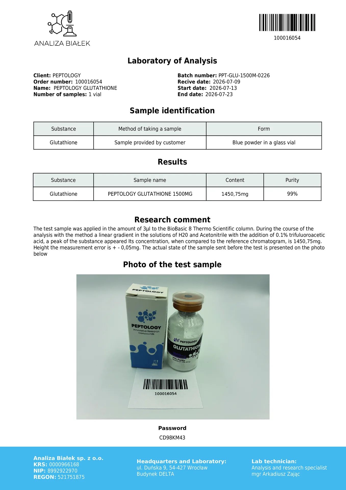 Glutathion 1500 mg – Tripeptide antioxydant – image 2